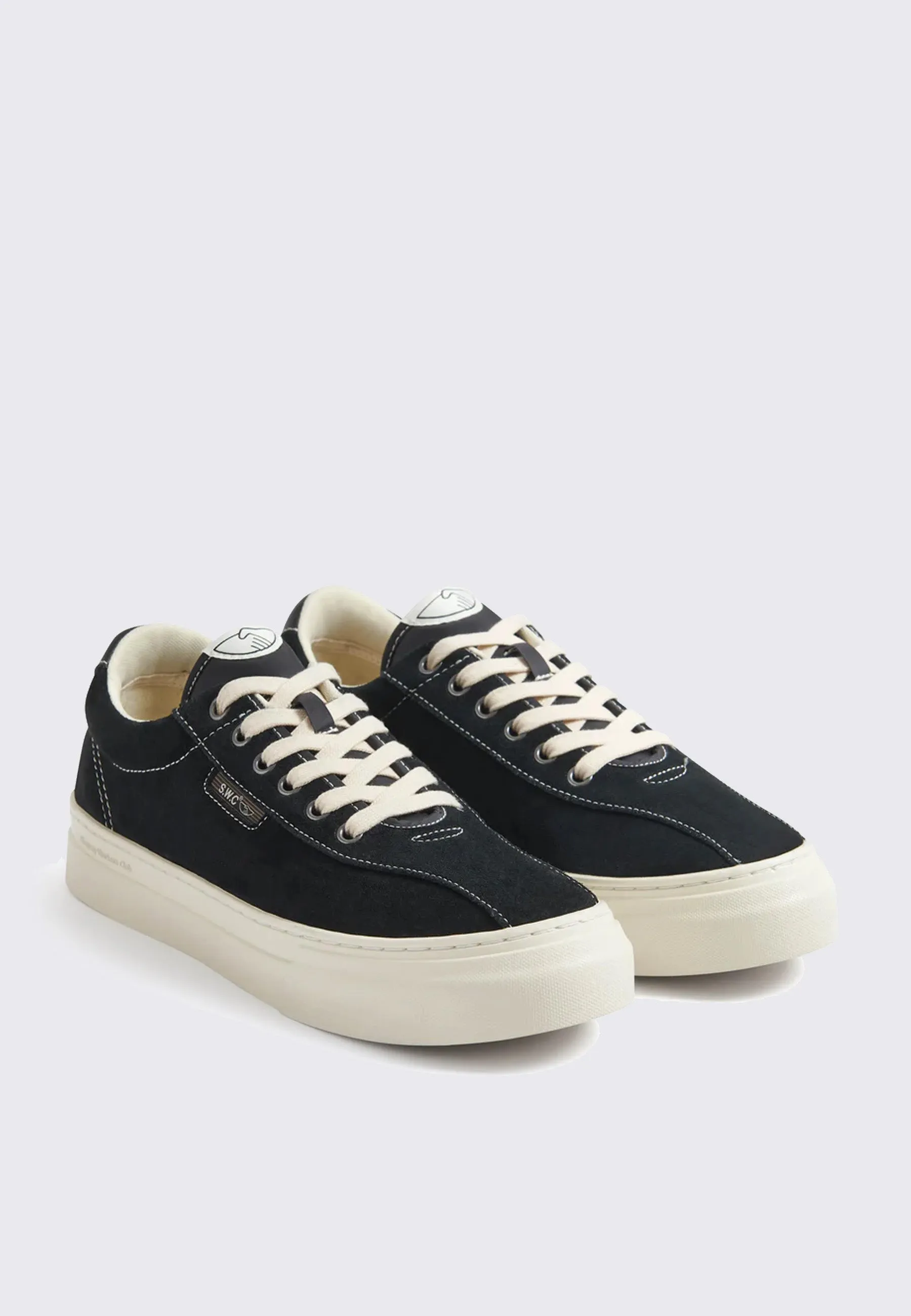 Dellow 02 Cup Suede - Black/White