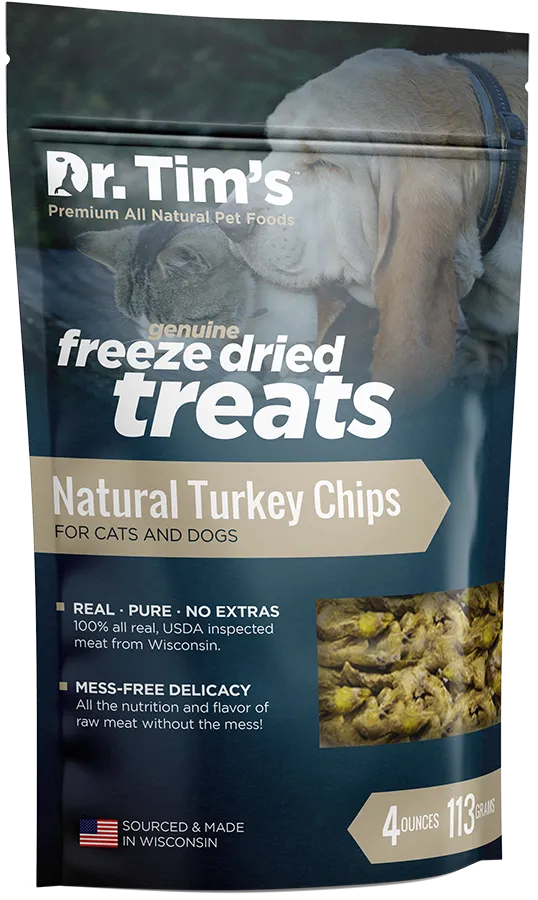 Dr. Tim's Natural Turkey Chips for Cats & Dogs