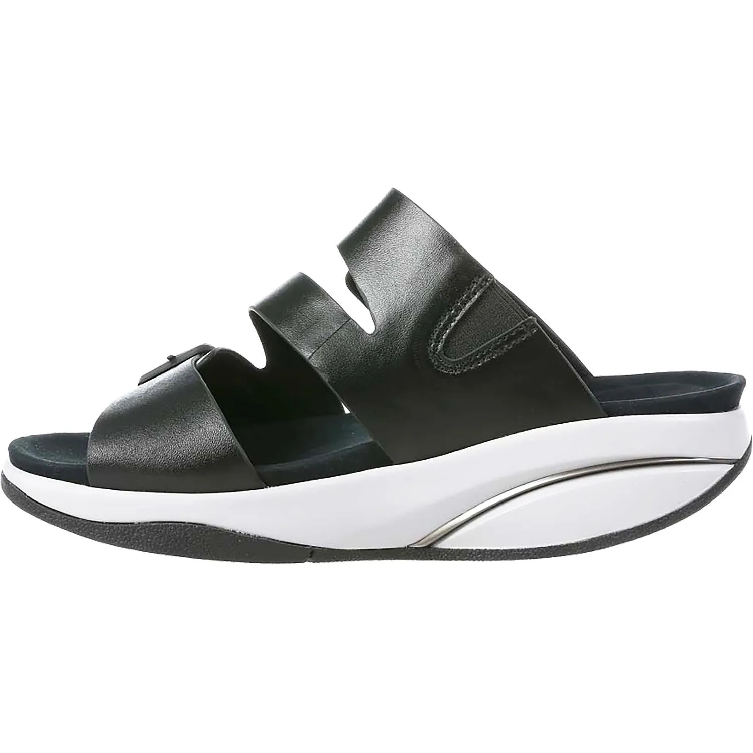 Women's MBT Kace Black Metallic Leather
